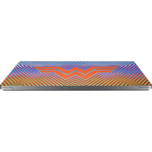 Wonder Woman 1984 (2020) Rainbow Chevron Logo Universal Laptop 16in (13 x 9.4in) Skin